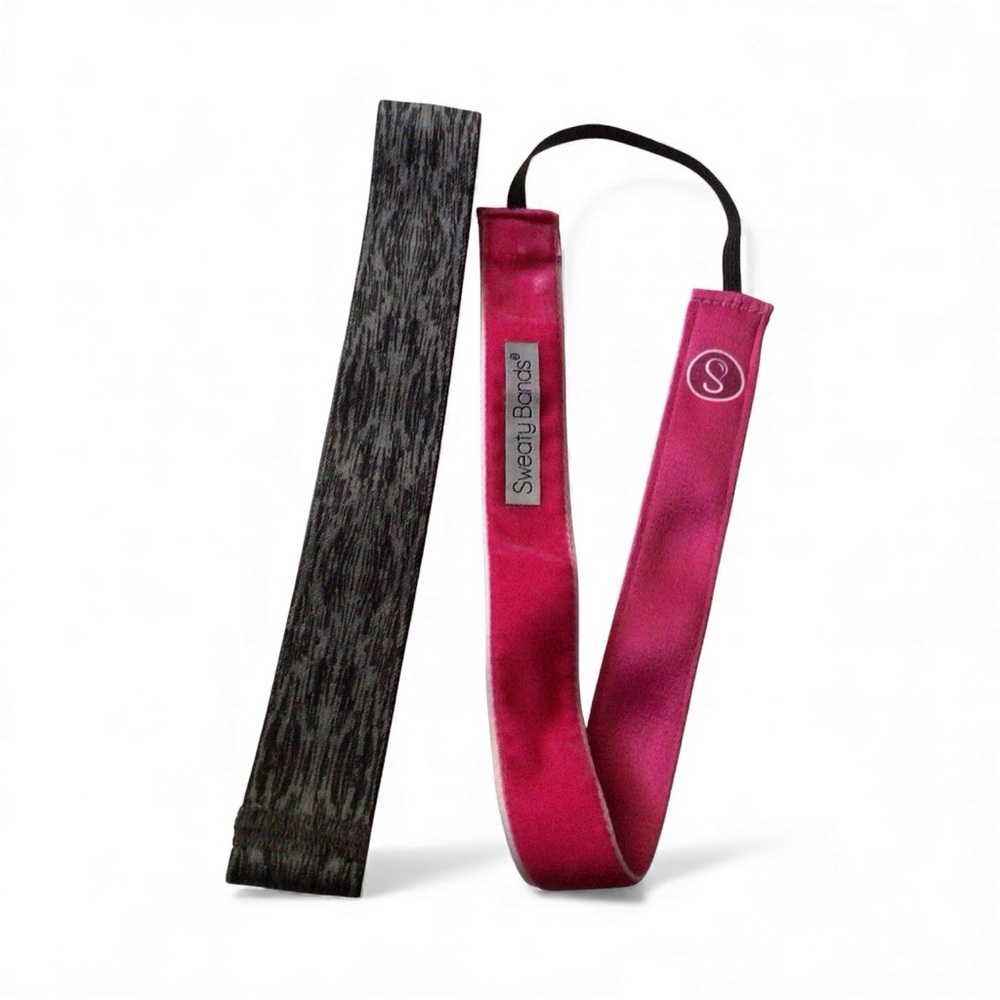 🏋️‍♀️🎉🥳 HP 12/24 Sweaty Betty Pink Hair Band & one other band
